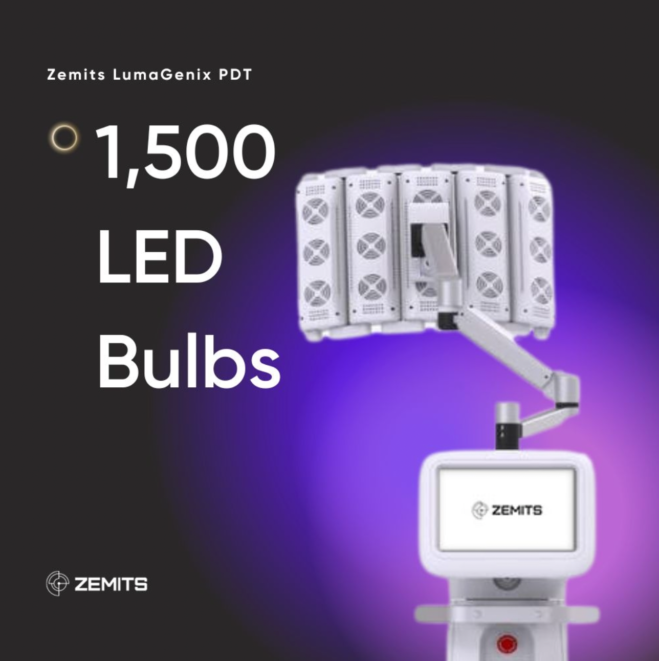 Zemits LumaGenix PDT Professional LED Light Therapy Device